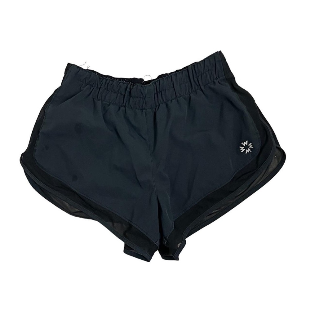 URBAN OUTFITTERS WITHOUT WALLS REFLECTIVE BLACK SHORT